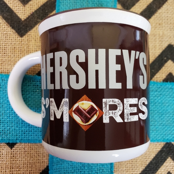 HERSHEY'S S'MORES CUPS MUGS Cups SET OF 2 Pair Collectible Kitchen Decor - Picture 2 of 9